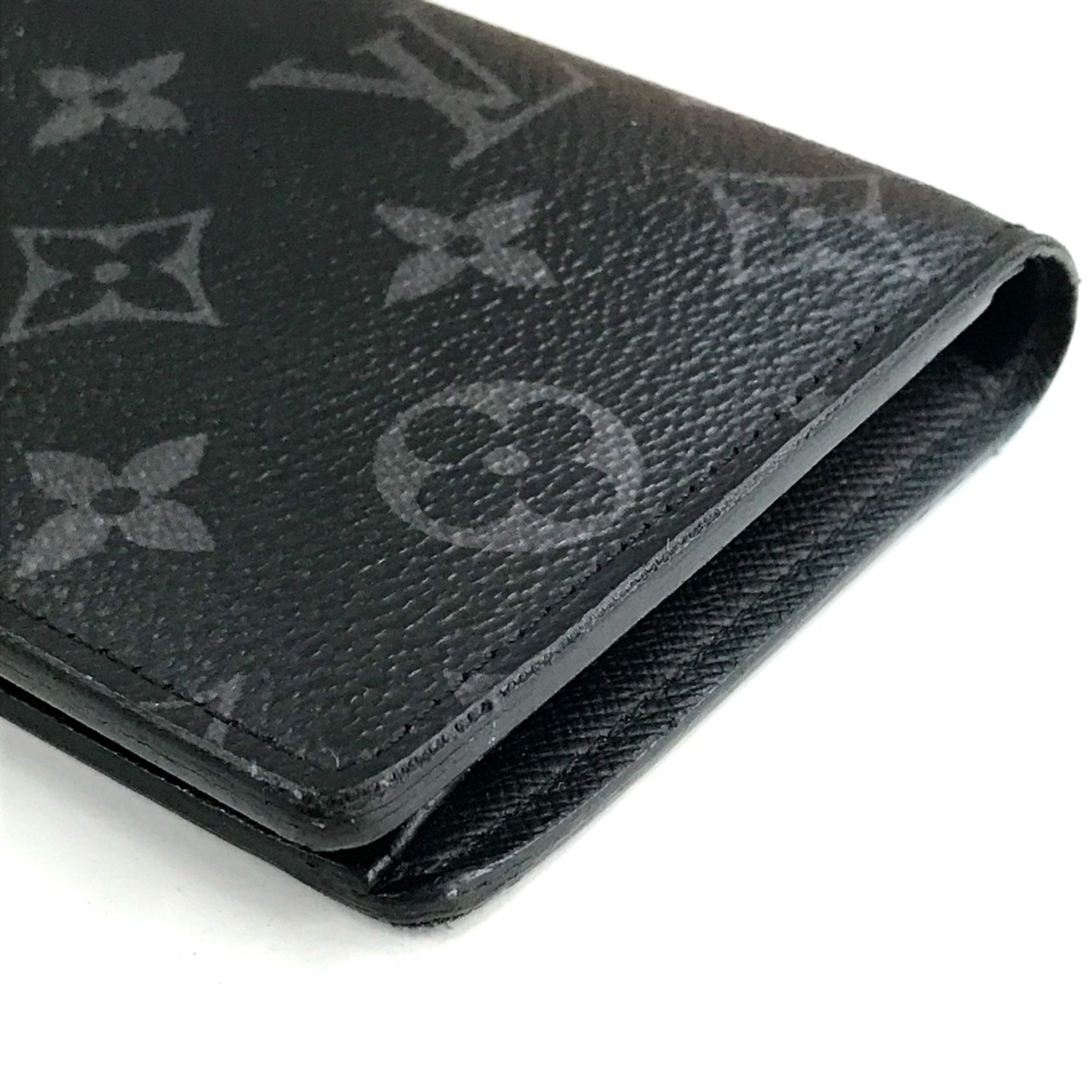 Louis Vuitton M61697 MonogramEclipse Folded wallet Long Wallet Black