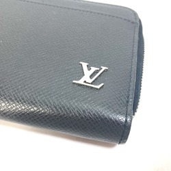 Louis Vuitton M69409 Taiga With strap Long Wallet Ardoise Black