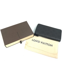 Louis Vuitton M61867 MonogramMahina Zip Around Long Wallet Black