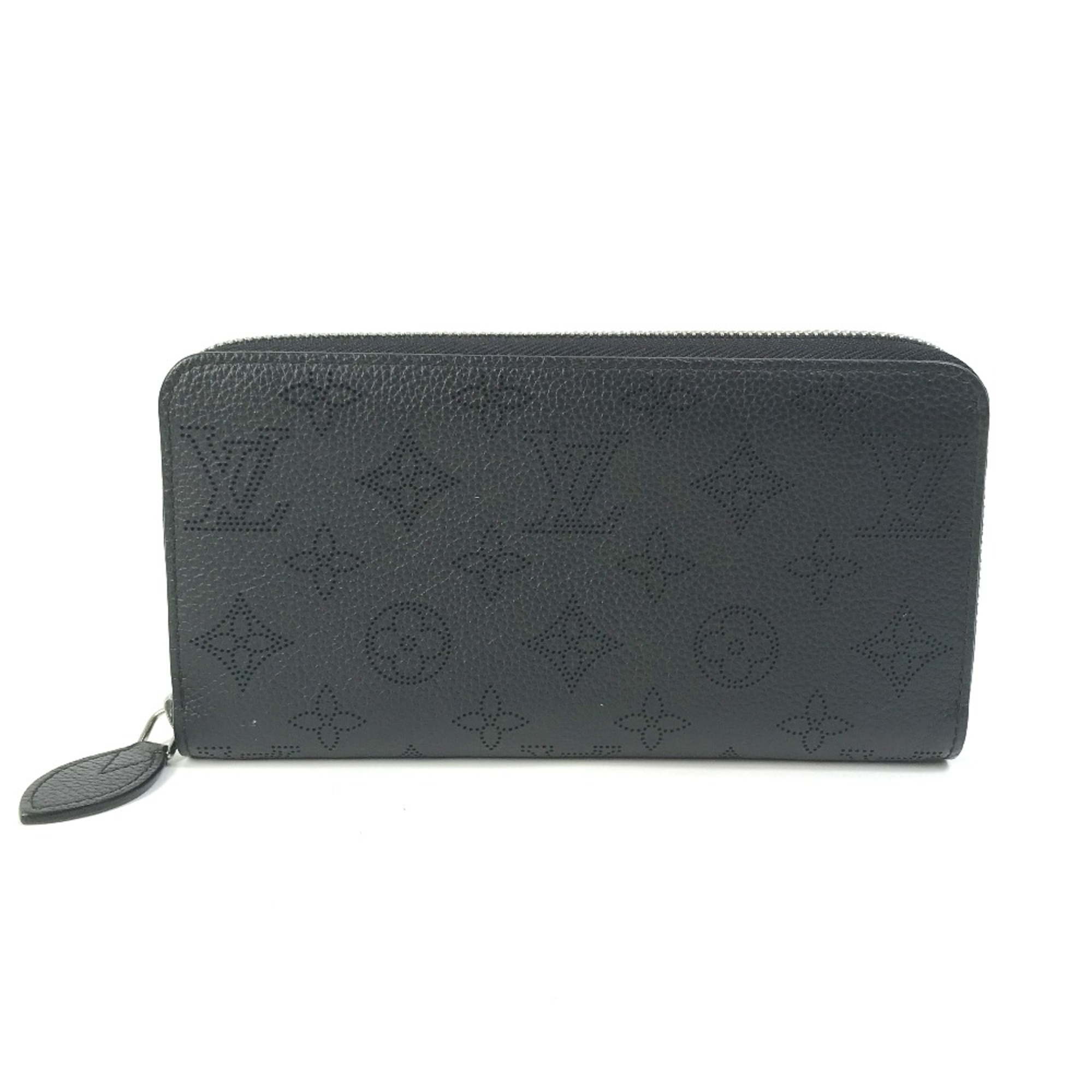 Louis Vuitton M61867 MonogramMahina Zip Around Long Wallet Black