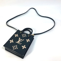 Louis Vuitton M81416 MonogramEmpreinte 2WAY Hand Bag Crossbody Shoulder Bag Black