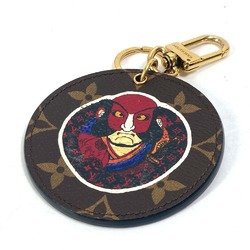 Louis Vuitton MP1949 Monogram Kansai Yamamoto Kabuki Daruma Bag Charm Key Holder Brown