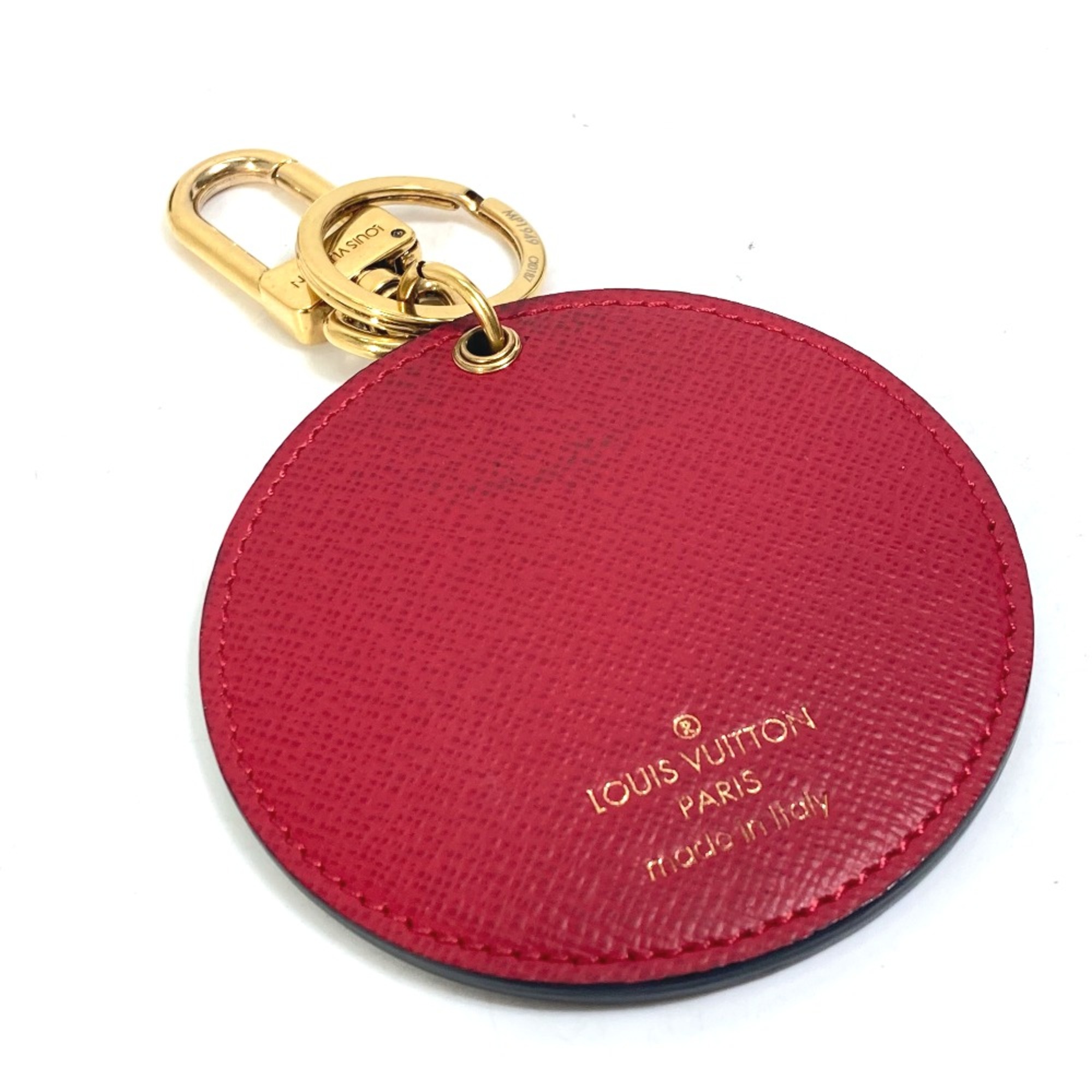 Louis Vuitton MP1949 Monogram Kansai Yamamoto Kabuki Daruma Bag Charm Key Holder Brown