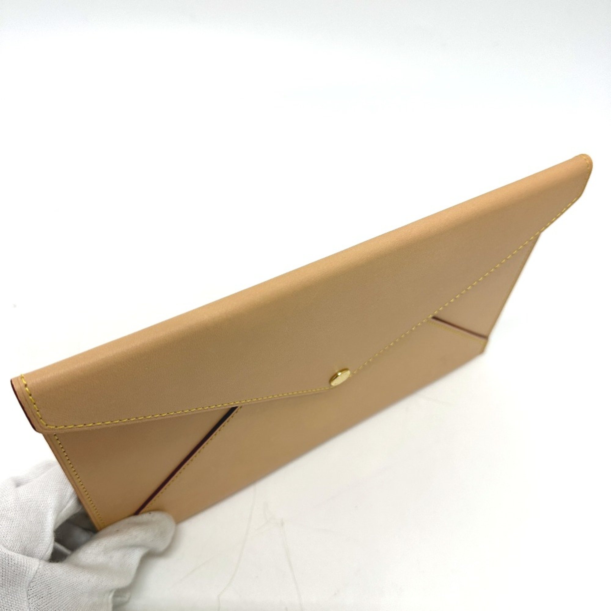 Louis Vuitton R98930 pouch document case Novelty Not for Sale Bags Clutch bag Beige