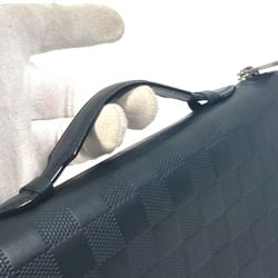 Louis Vuitton N41382 Damier Infini Zip Around Long Wallet Black