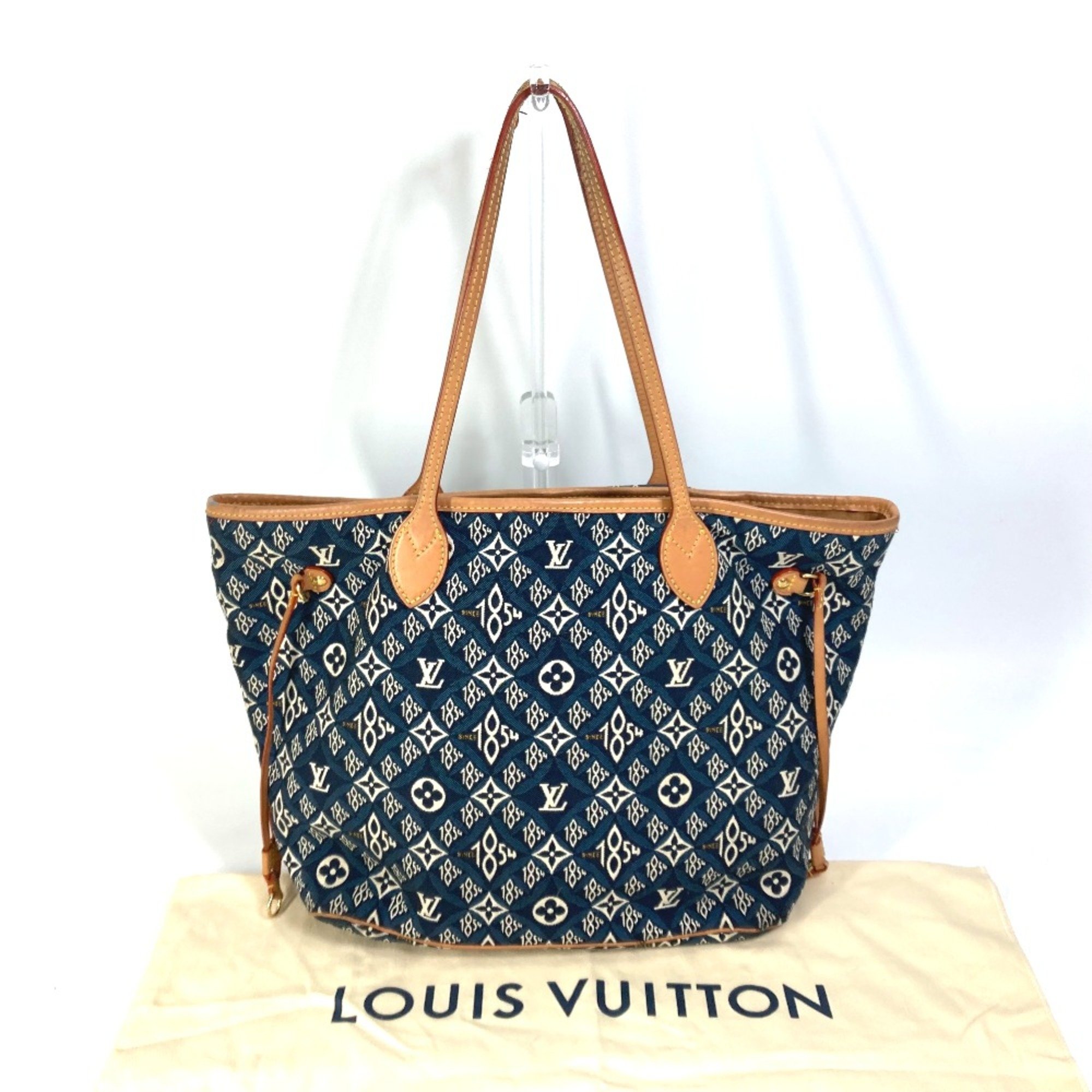 Louis Vuitton M57484 Monogram jacquard with pouch SINCE1854 Shoulder Bag Tote Bag Navy