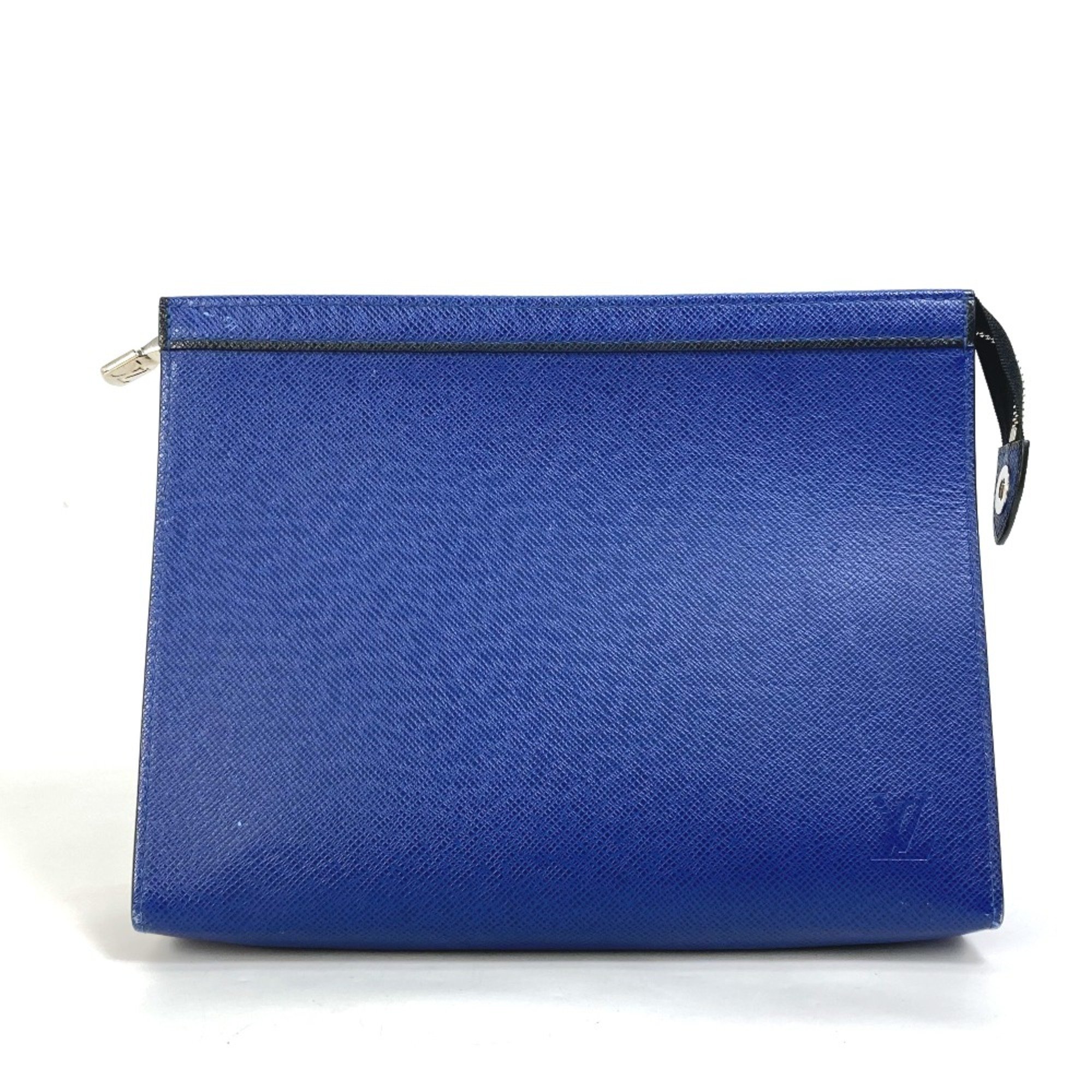 Louis Vuitton M30575 Taiga bag pouch Cluch Bag taiga cobalt blue