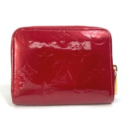 Louis Vuitton M93608 MonogramVernis Coin Compartment Wallet coin purse Pomdamul Red