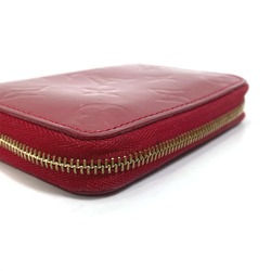 Louis Vuitton M93608 MonogramVernis Coin Compartment Wallet coin purse Pomdamul Red