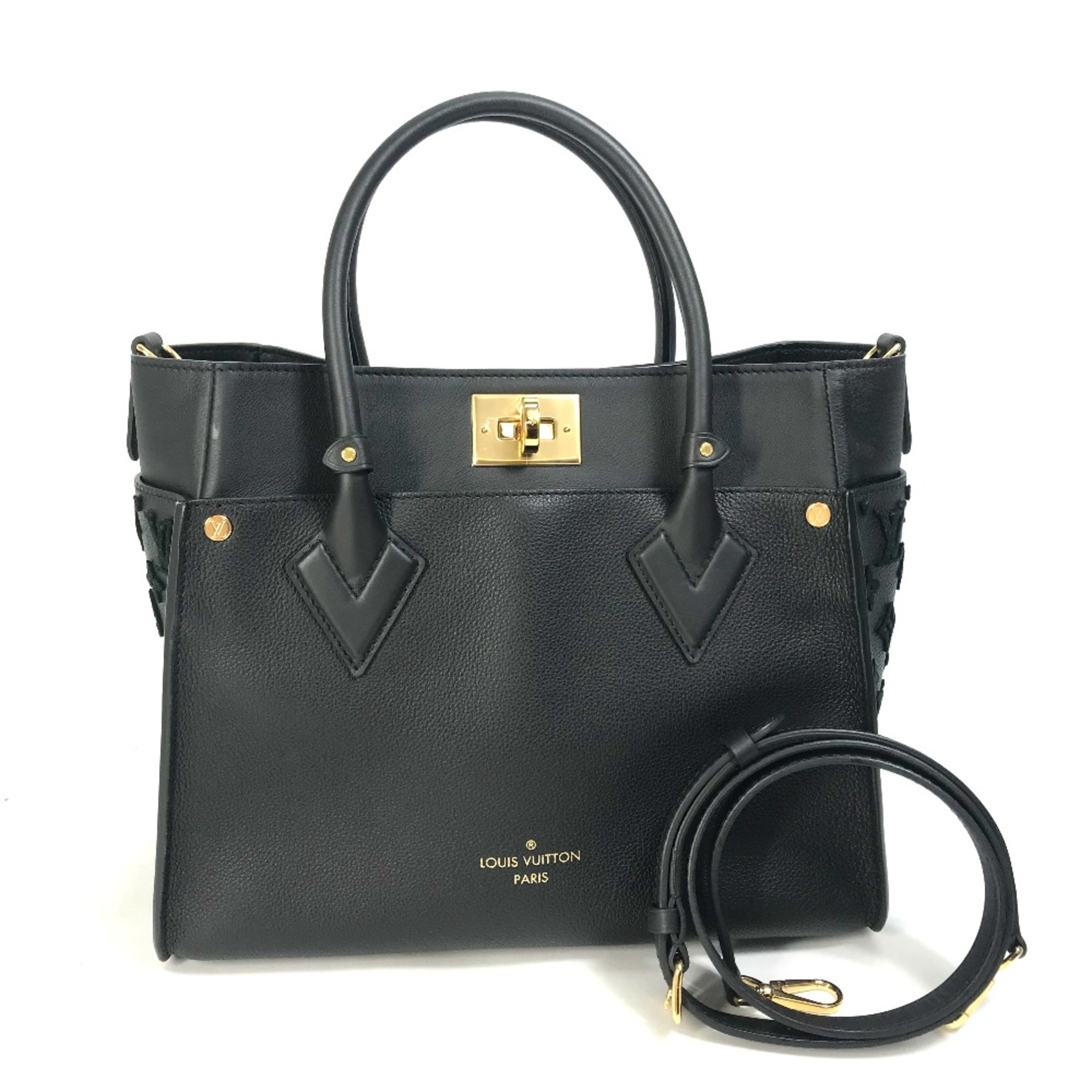 Louis Vuitton M53826 Monogram toughage Bag 2WAY Tote Bag Shoulder Bag Hand Bag Black GoldHardware