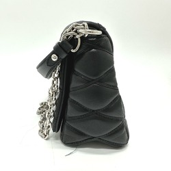 Louis Vuitton M50216 Quilted 2WAY Chain Hand Bag Crossbody Shoulder Bag Noir Black Silver