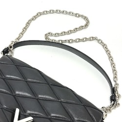 Louis Vuitton M50216 Quilted 2WAY Chain Hand Bag Crossbody Shoulder Bag Noir Black Silver