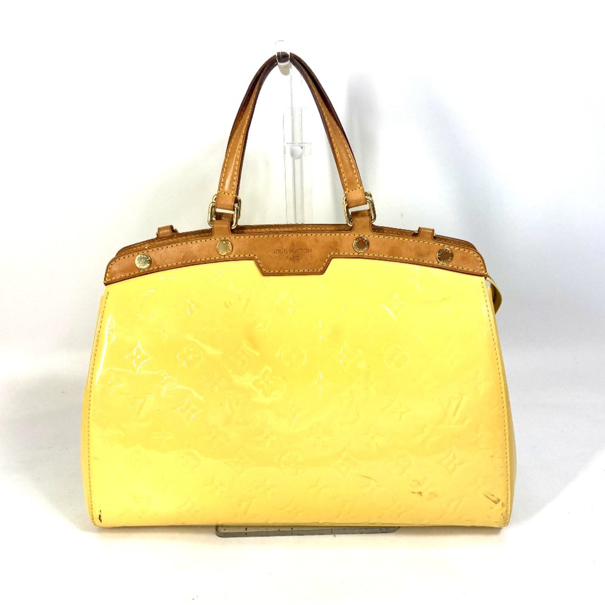 Louis Vuitton M90108 MonogramVernis Bag Hand Bag Citrine yellow