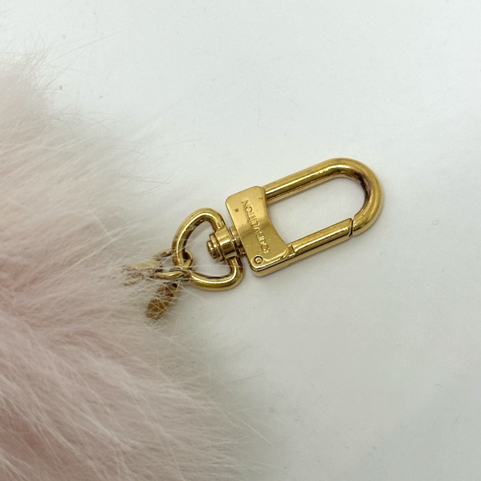 Louis Vuitton M67371 Fluffy Bag Charm charm pink