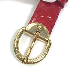 Louis Vuitton M6980U MonogramVernis belt Pomdamul Red