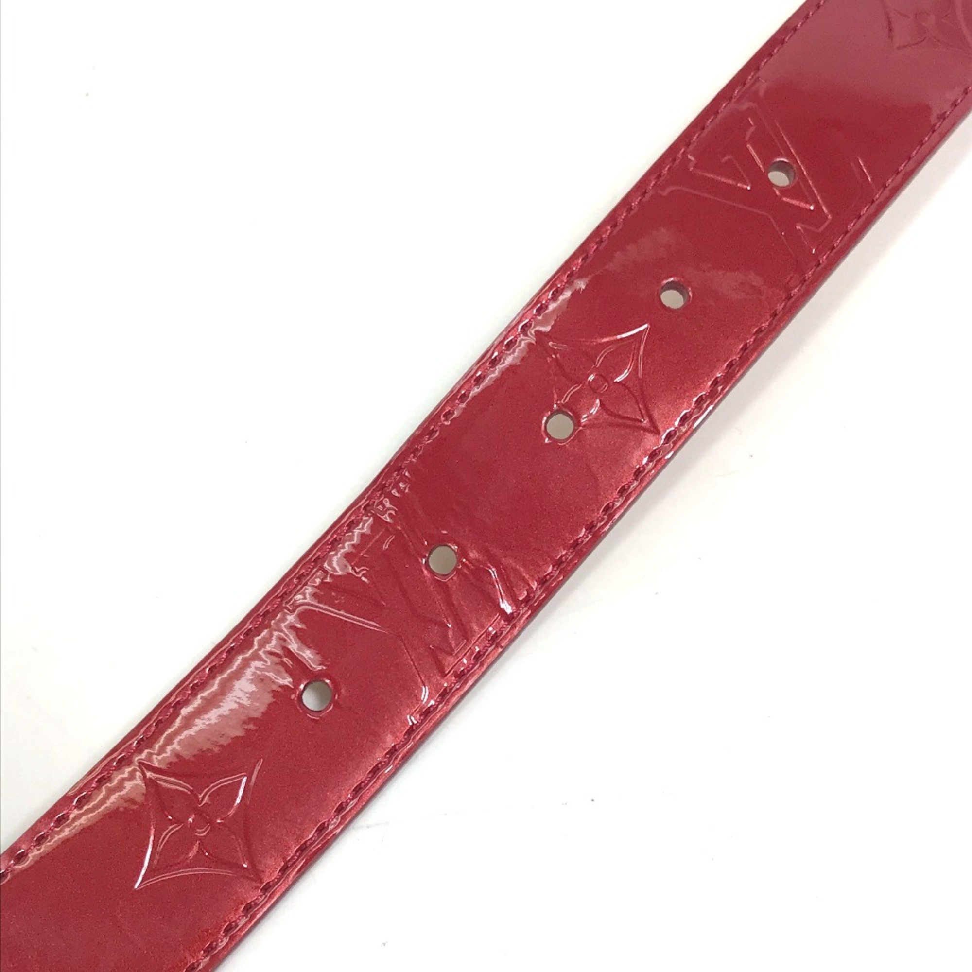 Louis Vuitton M6980U MonogramVernis belt Pomdamul Red