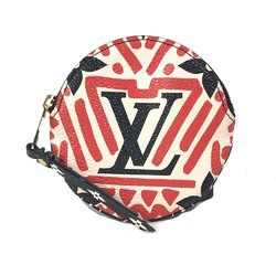 Louis Vuitton M69505 LV Clafoutis Coin Compartment Round coin purse Red x White x Black