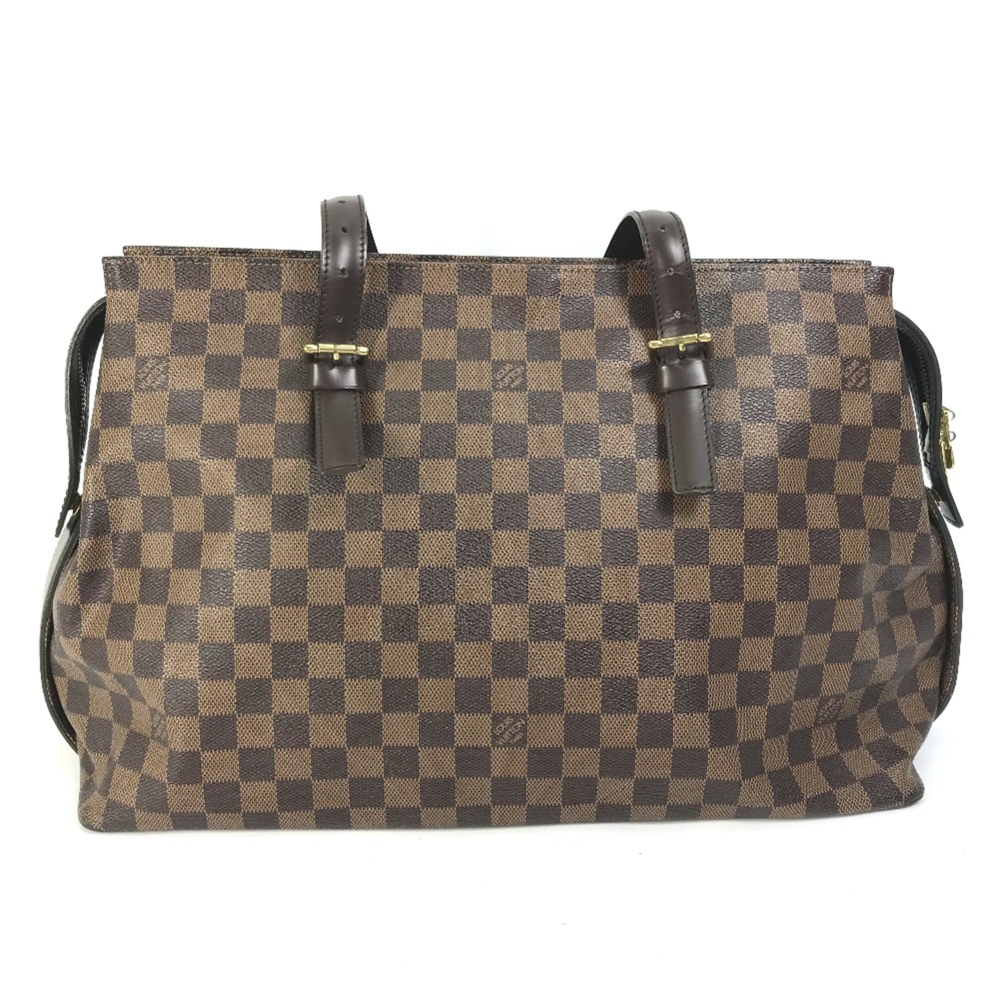 Louis Vuitton N51119 Damier Shoulder Bag Shoulder Bag Tote Bag Ebene Brown