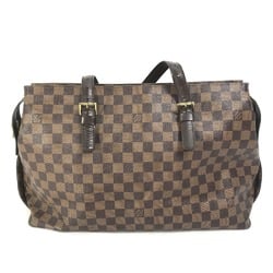 Louis Vuitton N51119 Damier Shoulder Bag Shoulder Bag Tote Bag Ebene Brown