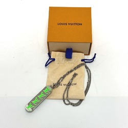 Louis Vuitton MP3277 Chain Accessories Necklace Silver Green