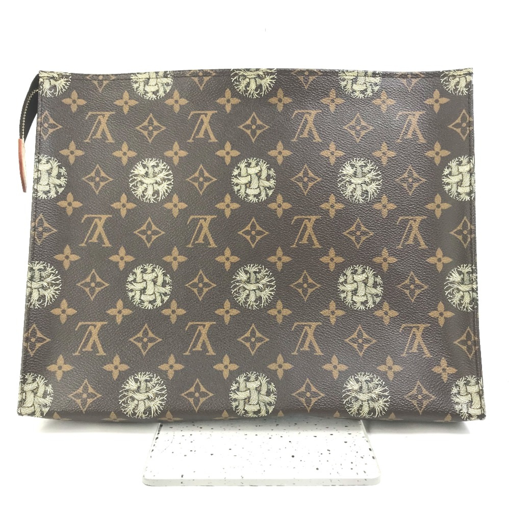 Louis Vuitton M41513 Monogram Christopher Nemeth Rope Bag Cluch Bag Clutch bag Brown eLADY Globazone