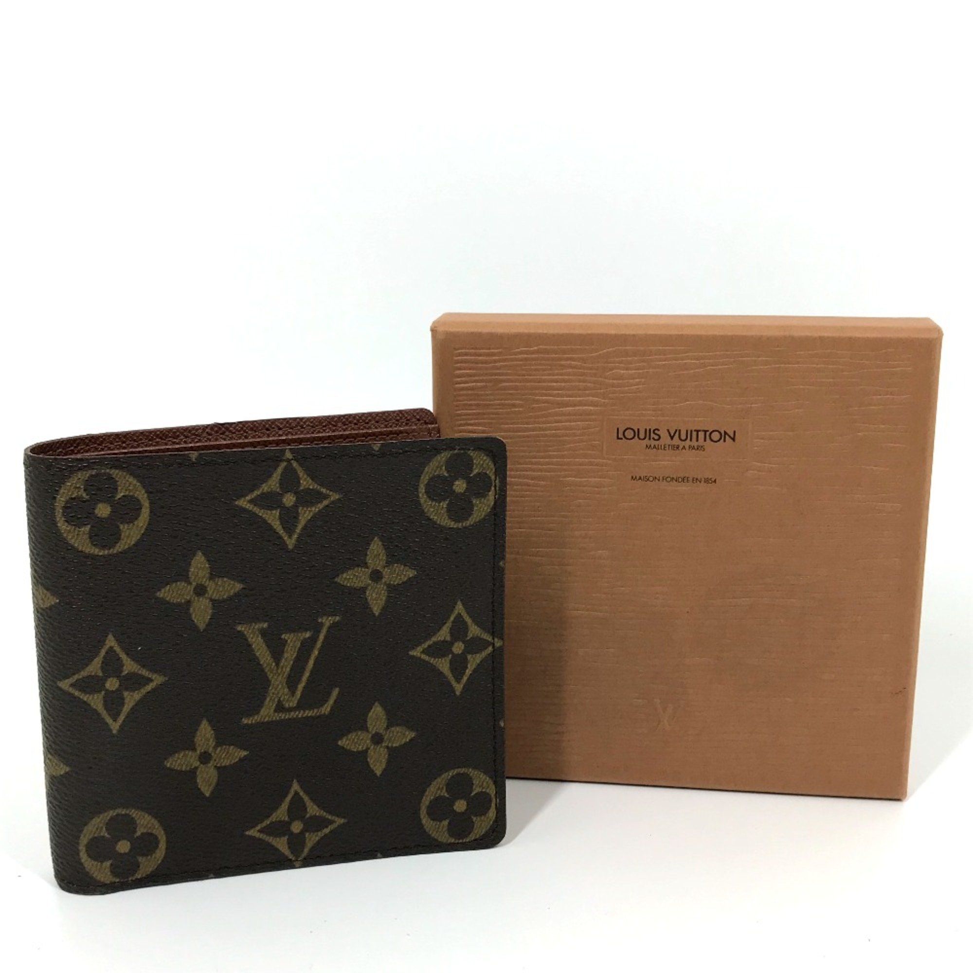 Louis Vuitton M61675 Monogram Short wallet Compact wallet Folded wallet Brown