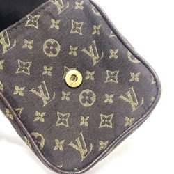 Louis Vuitton M95313 Monogram Mini-Lin Mini Pochette Shoulder Bag Brown