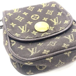 Louis Vuitton M95313 Monogram Mini-Lin Mini Pochette Shoulder Bag Brown