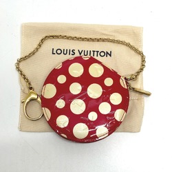 Louis Vuitton M91570 MonogramVernis Yayoi Kusama collaboration Wallet Coin Compartment coin purse Red White