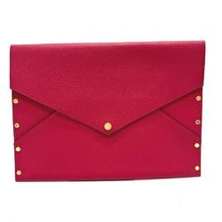 Louis Vuitton M58451 pouch letter case Bag Clutch bag Red Gold