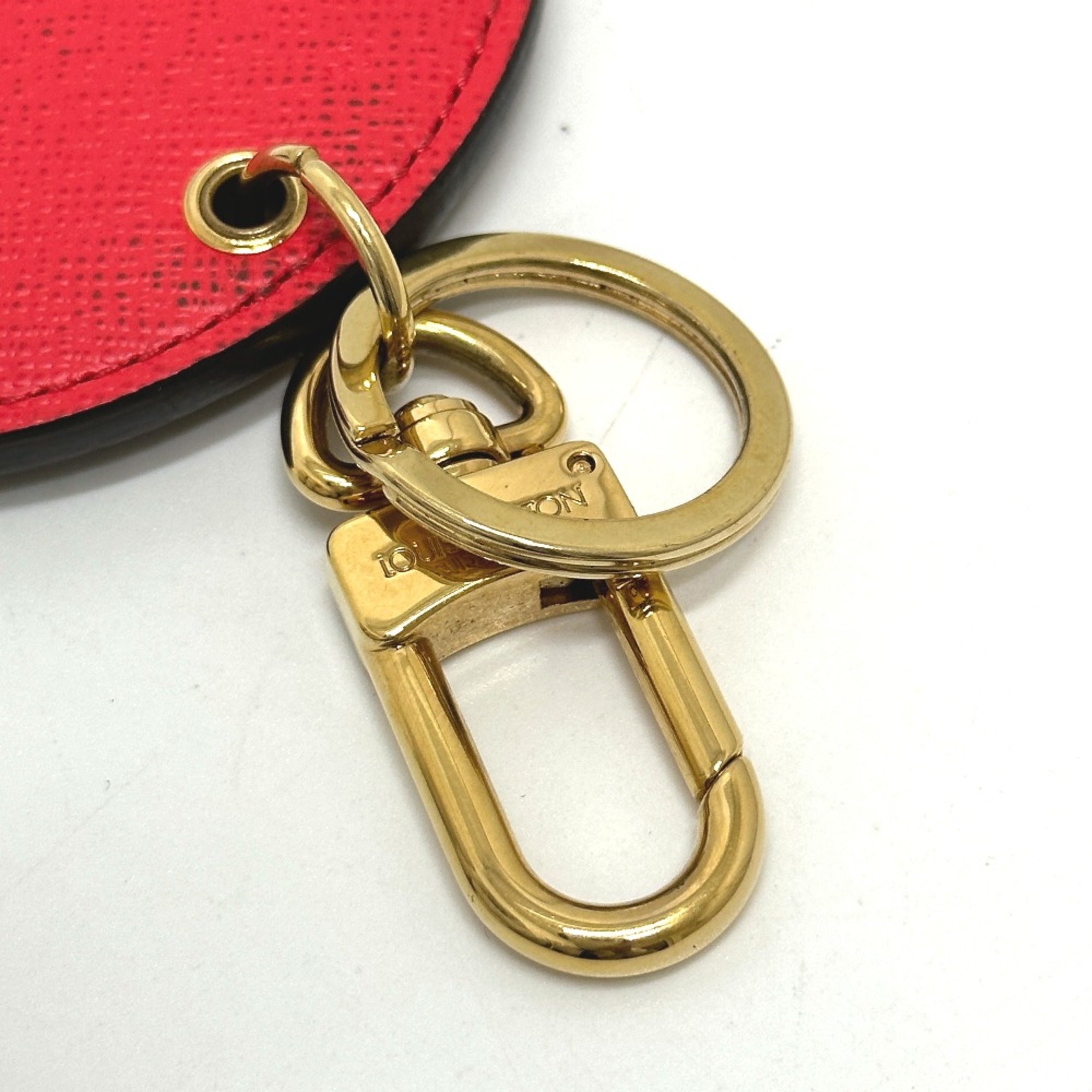 Louis Vuitton M61933 Monogram Charm Key Holder Brown