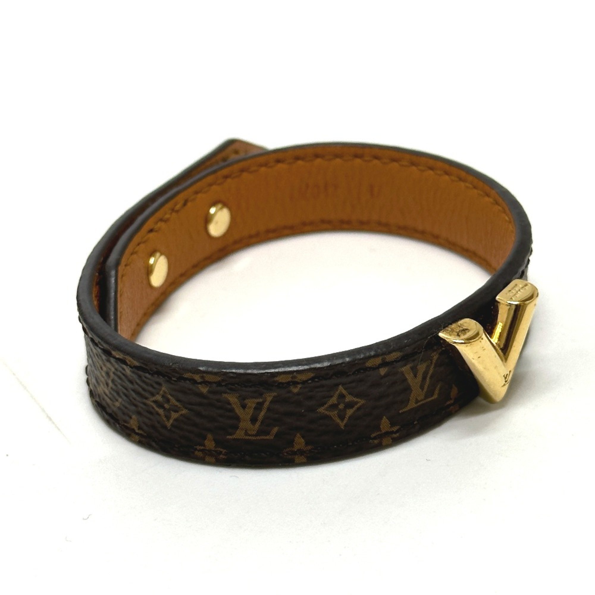 Louis Vuitton M6042 Monogram Accessories bangle Bracelet Brown