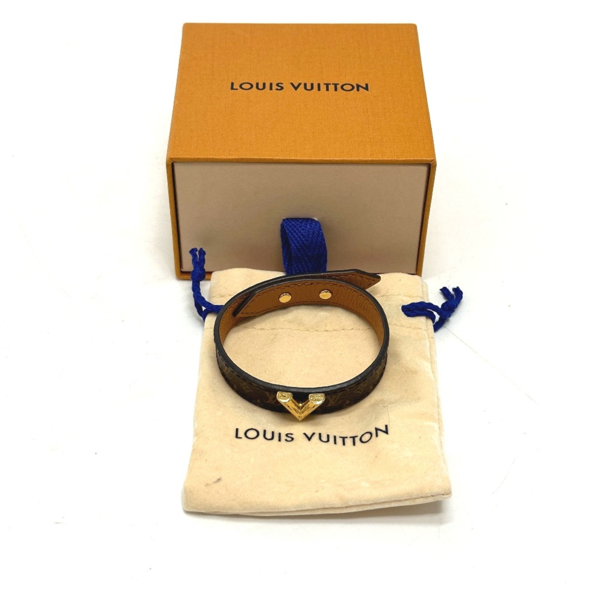 Louis Vuitton M6042 Monogram Accessories bangle Bracelet Brown