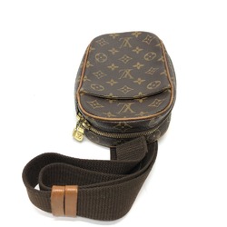 Louis Vuitton M51870 Monogram Shoulder Bag Brown GoldHardware