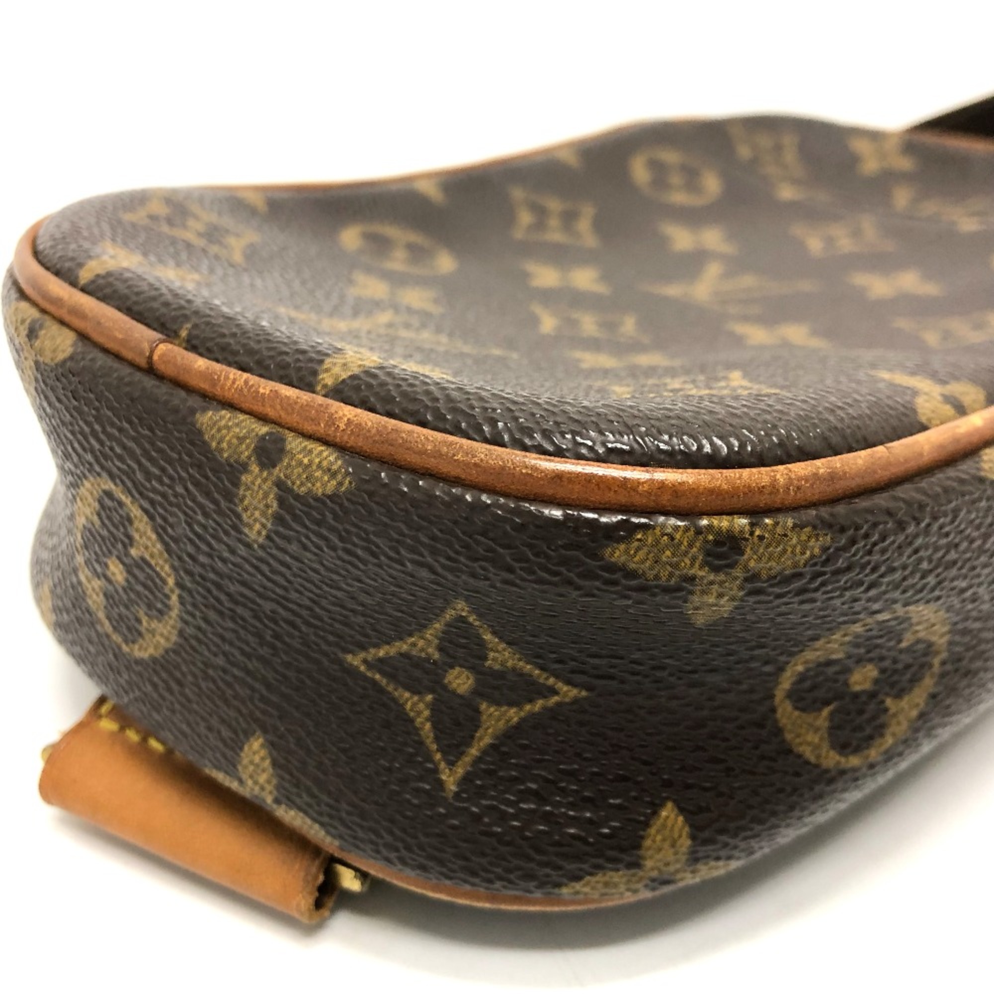 Louis Vuitton M51870 Monogram Shoulder Bag Brown GoldHardware