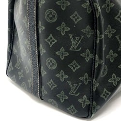 Louis Vuitton M46334 Monogram textile Duffle Bag Green SilverHardware