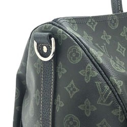 Louis Vuitton M46334 Monogram textile Duffle Bag Green SilverHardware