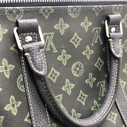 Louis Vuitton M46334 Monogram textile Duffle Bag Green SilverHardware