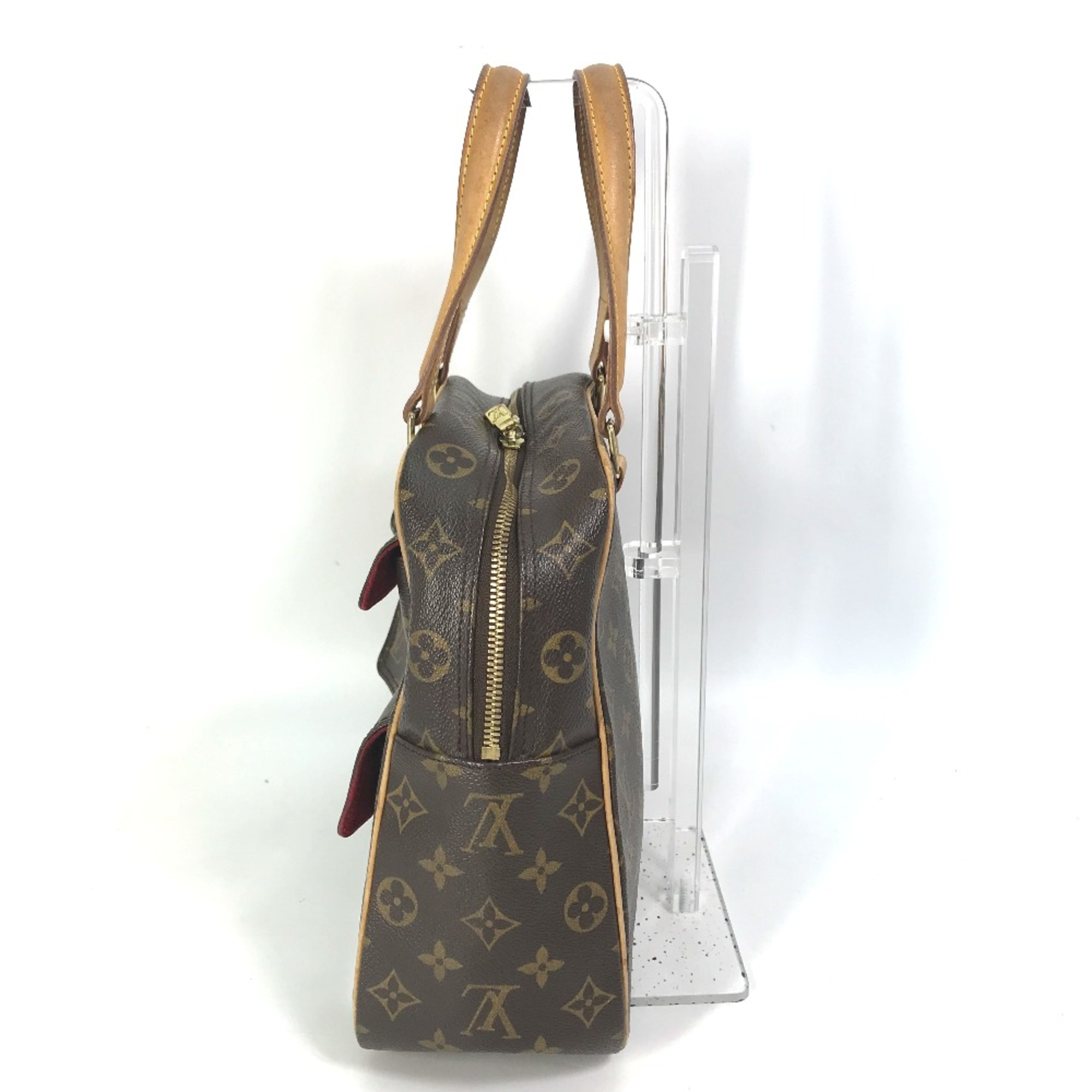 Louis Vuitton M51161 Monogram Hand Bag Brown