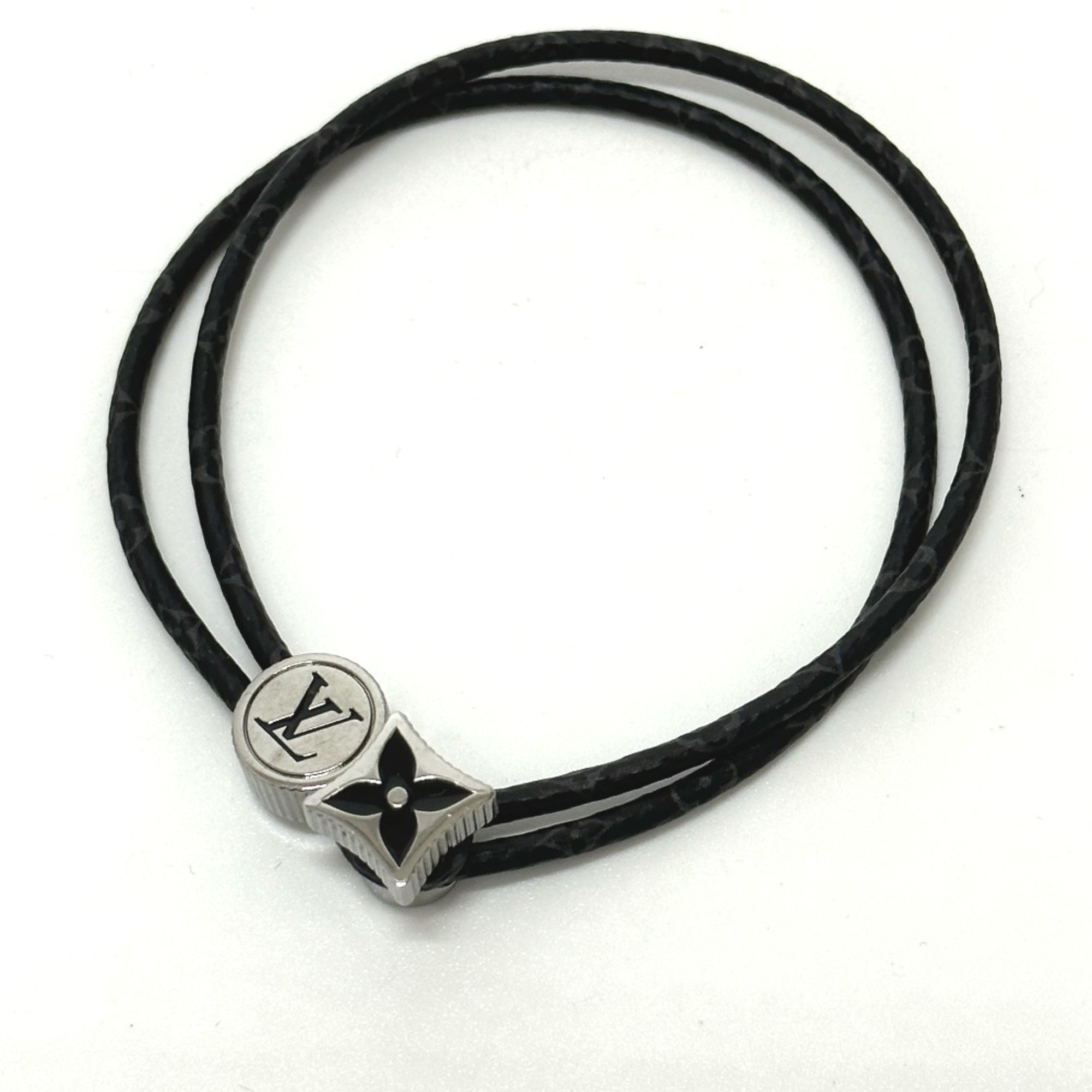 Louis Vuitton M8111D MonogramEclipse Accessories Bracelet Gris Black