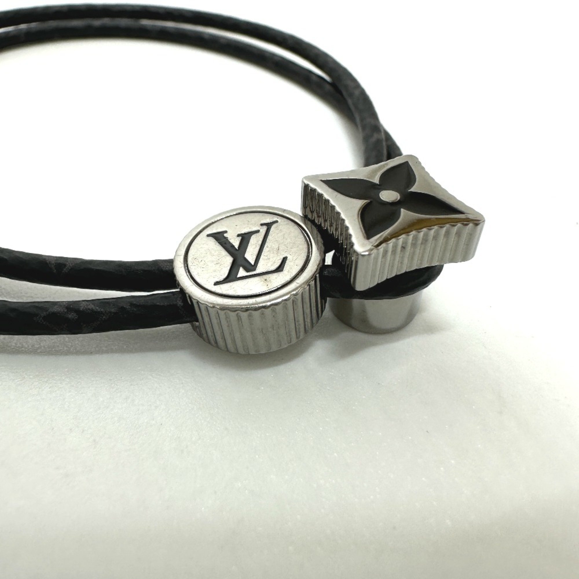 Louis Vuitton M8111D MonogramEclipse Accessories Bracelet Gris Black