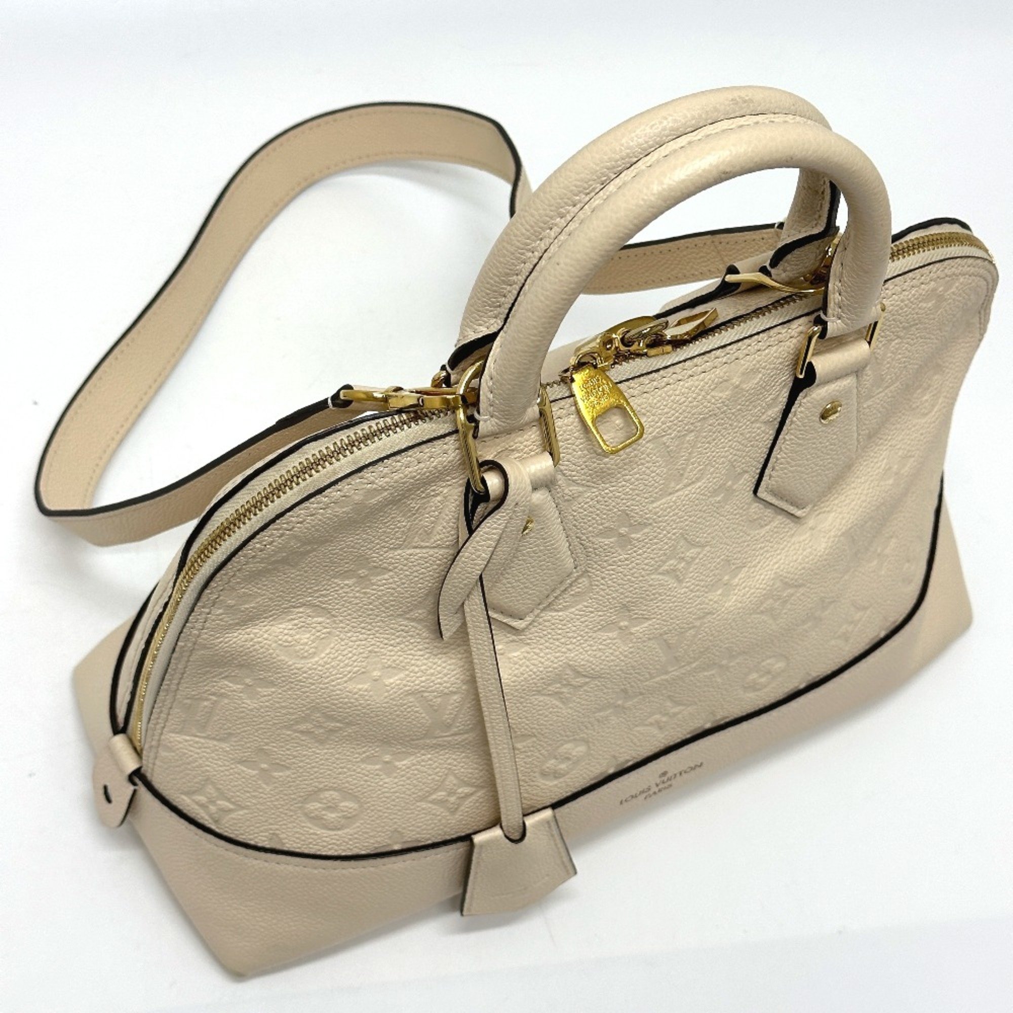 Louis Vuitton M44885 MonogramEmpreinte 2WAY bag Hand Bag Turtrail claims Beige