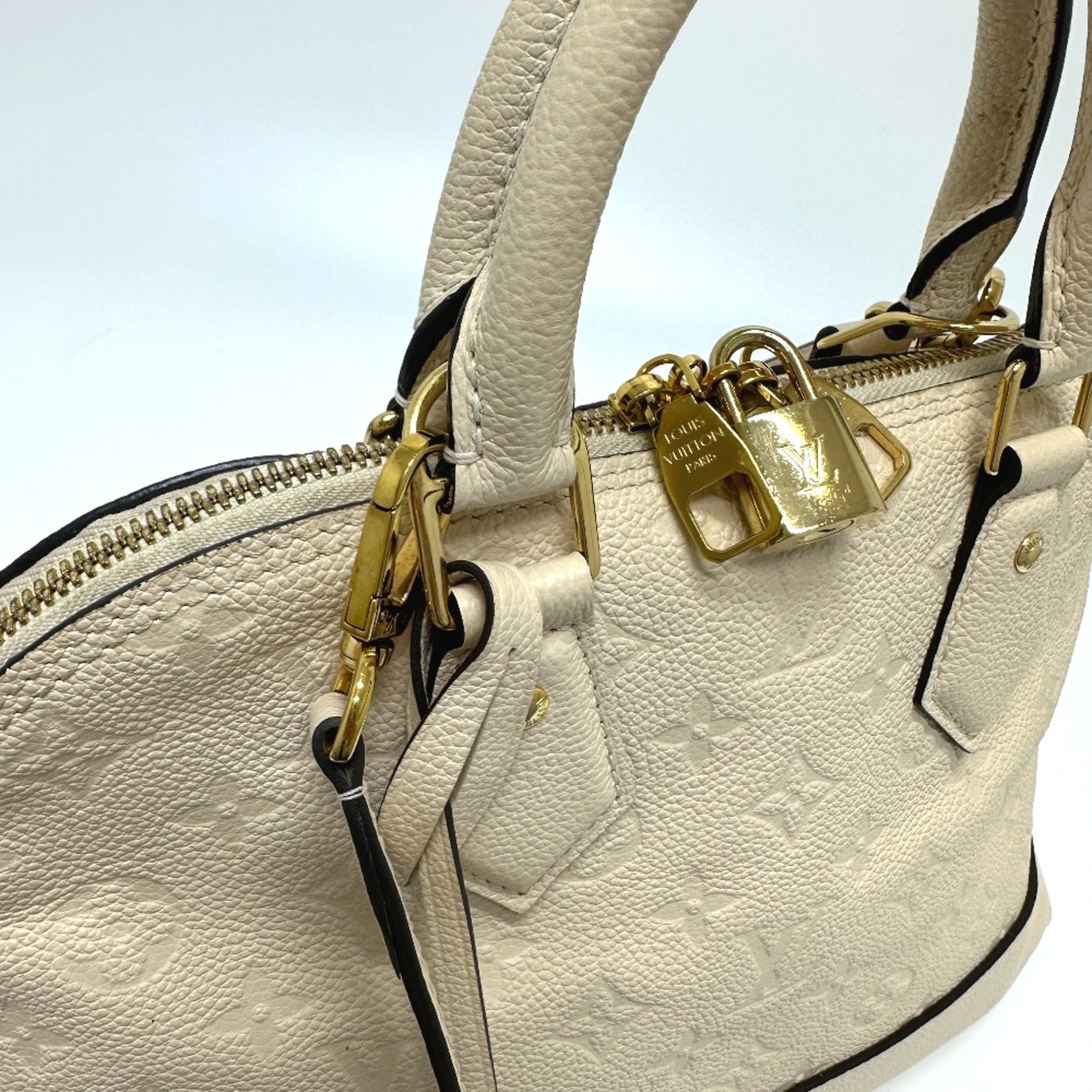 Louis Vuitton M44885 MonogramEmpreinte 2WAY bag Hand Bag Turtrail claims Beige