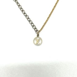 Louis Vuitton M68074 Bicolor Accessories Chain Necklace Gold Silver