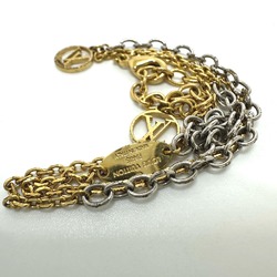 Louis Vuitton M68074 Bicolor Accessories Chain Necklace Gold Silver