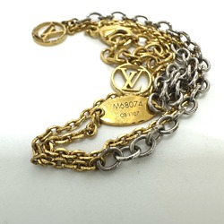 Louis Vuitton M68074 Bicolor Accessories Chain Necklace Gold Silver