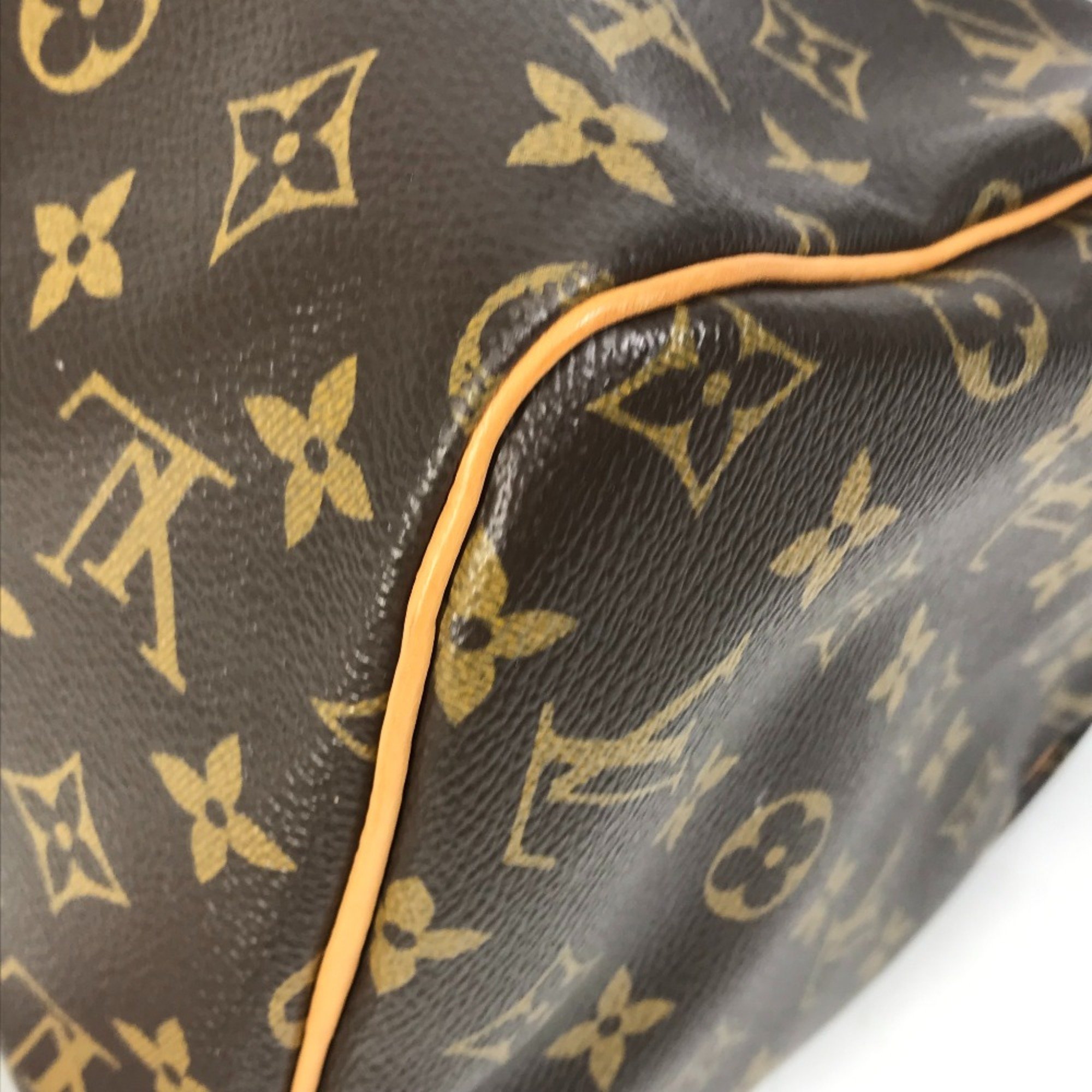 Louis Vuitton M41533 Monogram V Hand Bag Duffle Bag Brown pink