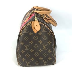 Louis Vuitton M41533 Monogram V Hand Bag Duffle Bag Brown pink