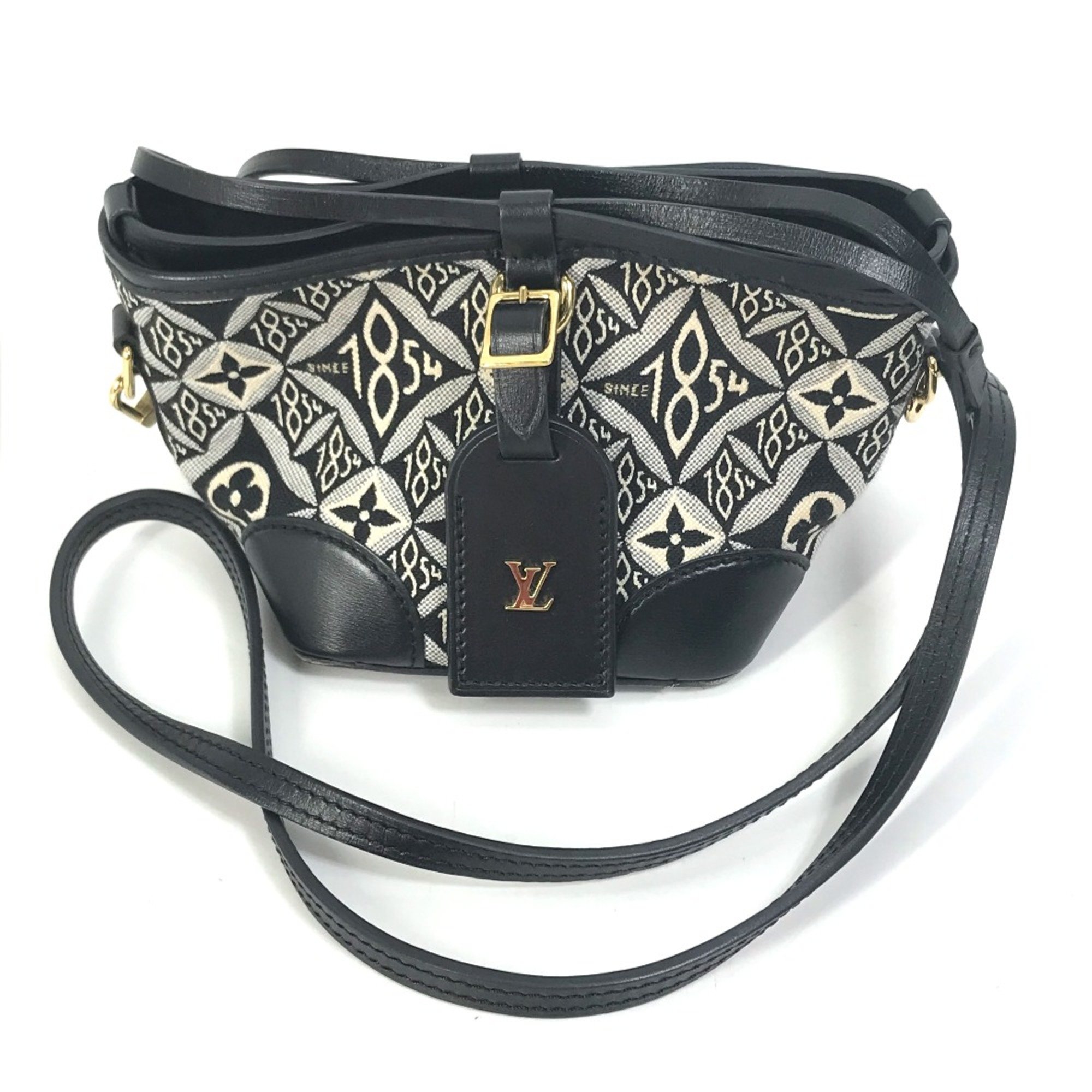 Louis Vuitton M69973 Monogram 2WAY Bag Drawstring Pochette Shoulder Bag Noir Black