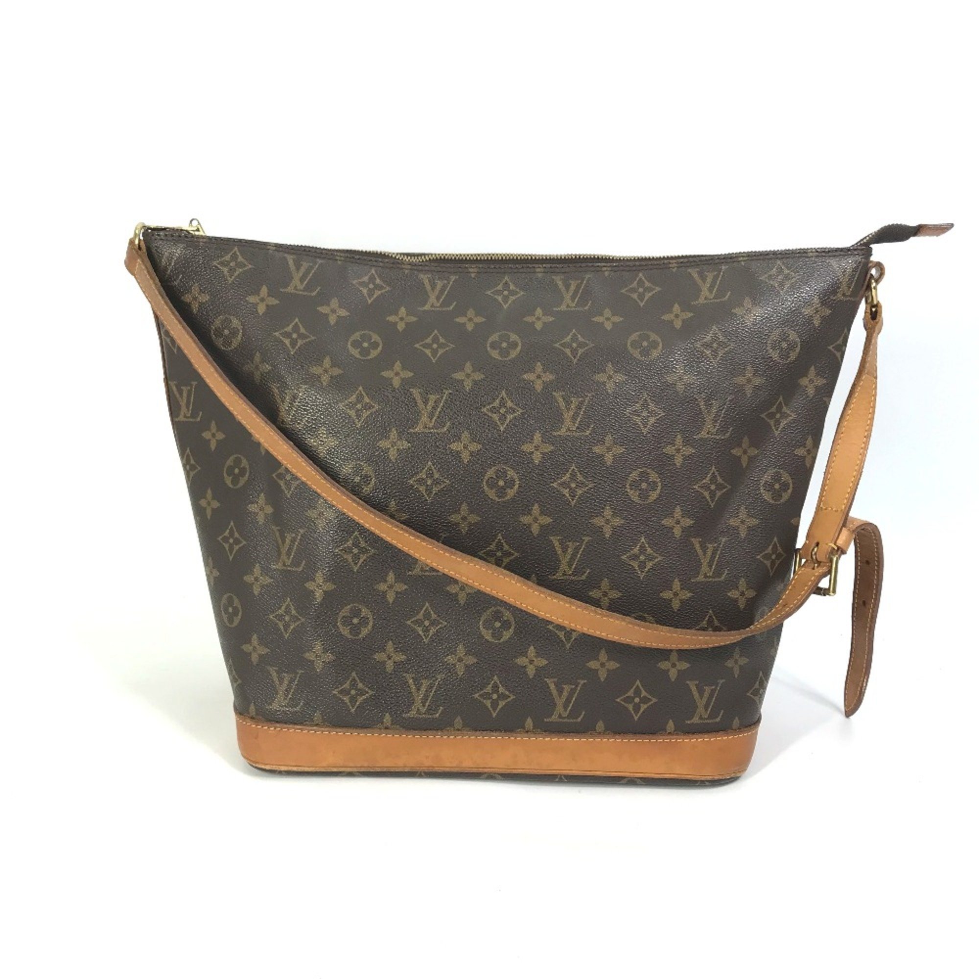 Louis Vuitton M47275 Monogram Shoulder Shoulder Bag Brown